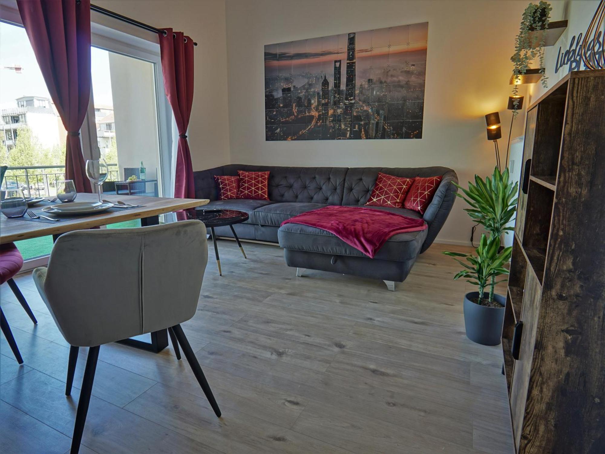 Apartament "Hogulu" Brandenburg, Balkon, Neustadt, Kueche, Wassernaehe - Parkplatz Inklusive Brandenburg  Pokój zdjęcie