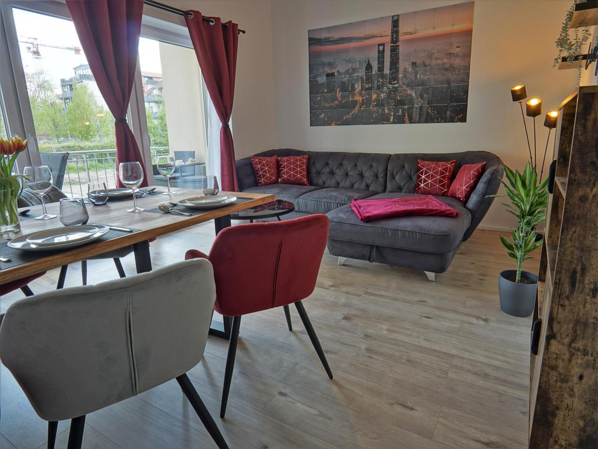 Apartament "Hogulu" Brandenburg, Balkon, Neustadt, Kueche, Wassernaehe - Parkplatz Inklusive Brandenburg  Pokój zdjęcie