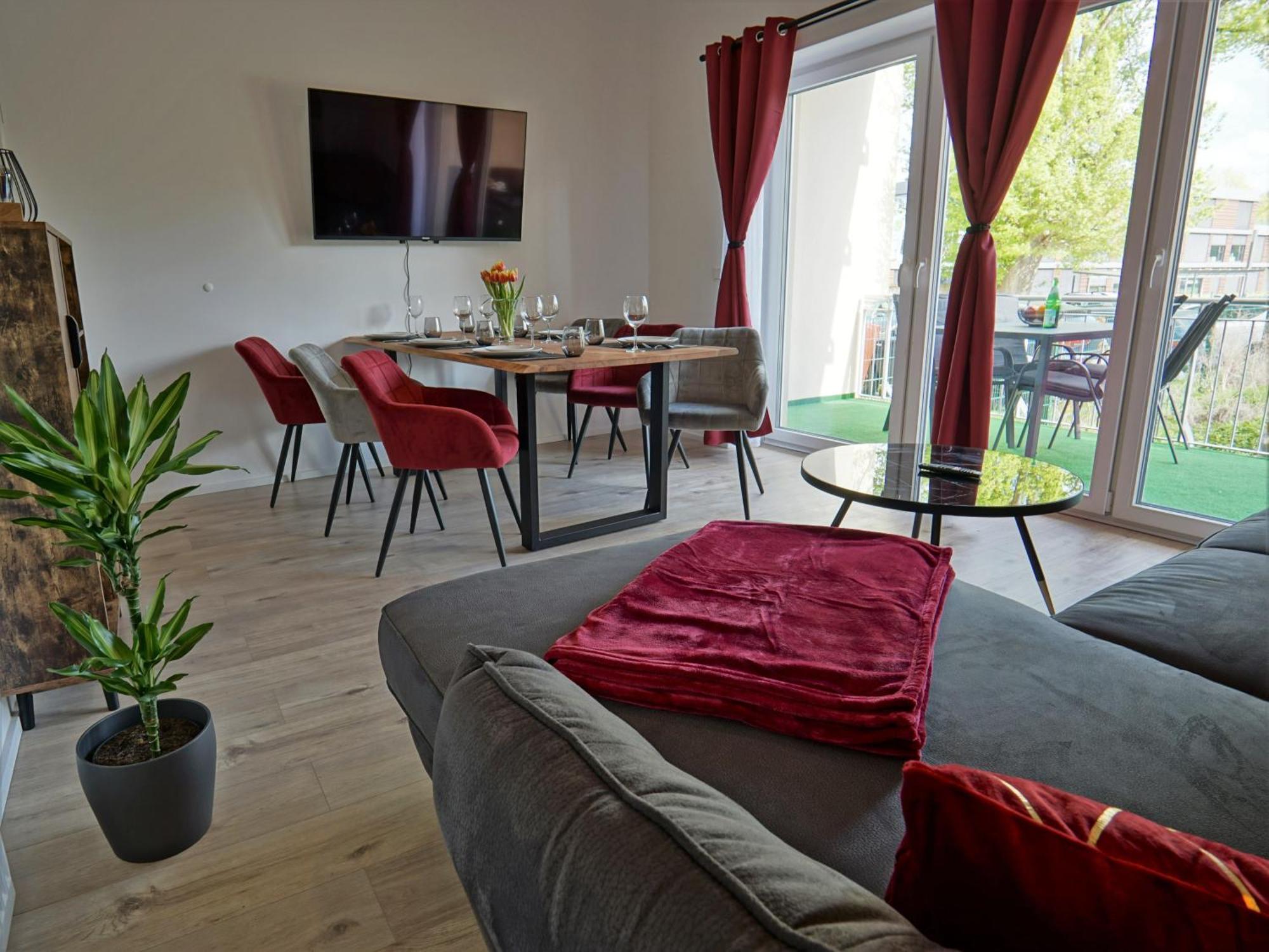 Apartament "Hogulu" Brandenburg, Balkon, Neustadt, Kueche, Wassernaehe - Parkplatz Inklusive Brandenburg  Pokój zdjęcie