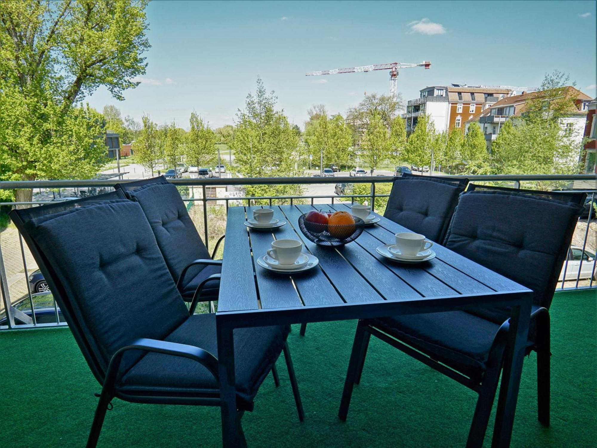 Apartament "Hogulu" Brandenburg, Balkon, Neustadt, Kueche, Wassernaehe - Parkplatz Inklusive Brandenburg  Pokój zdjęcie